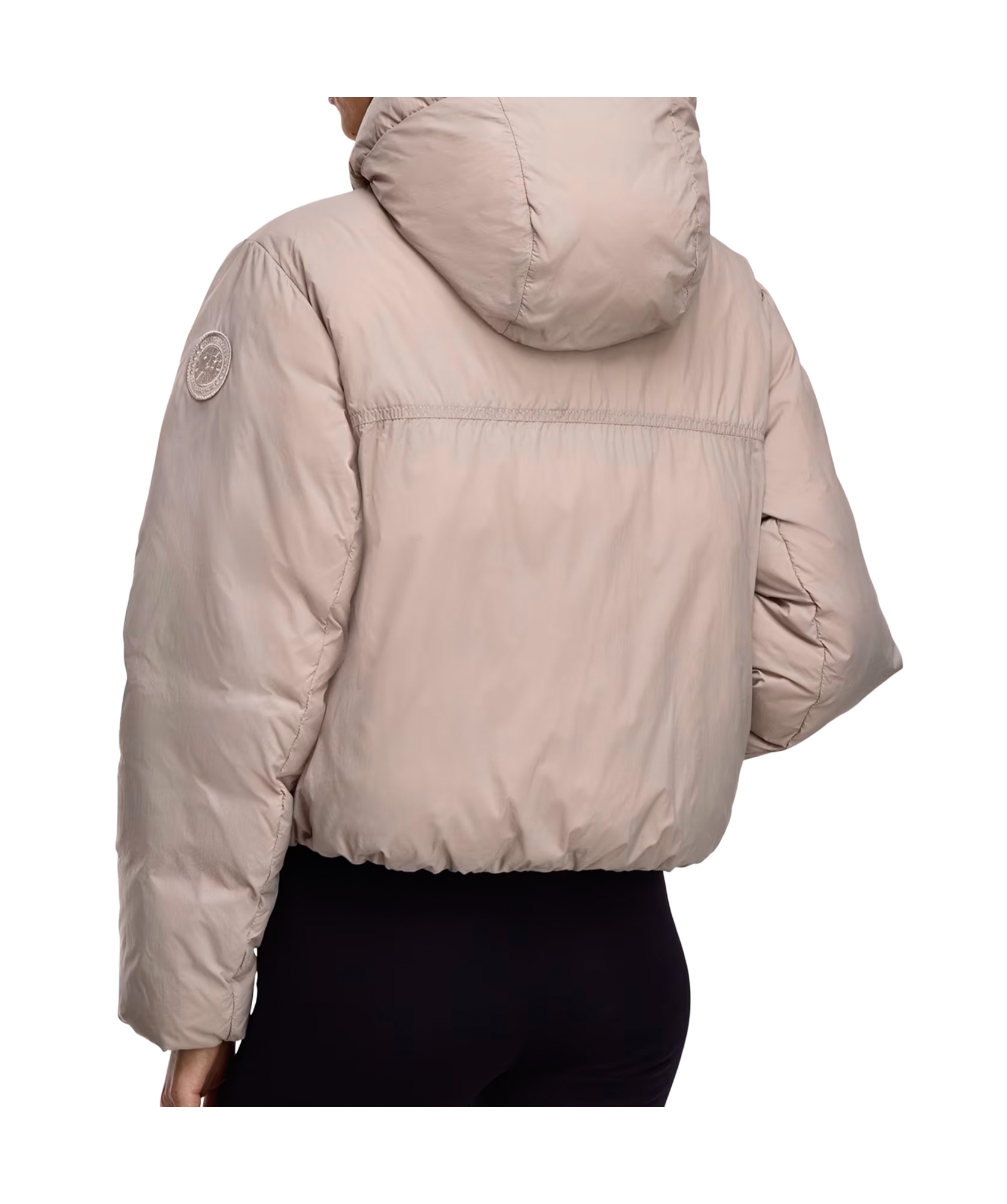 Canada Goose Packable Hooded Jacket Featuring Zip Pockets In Pink