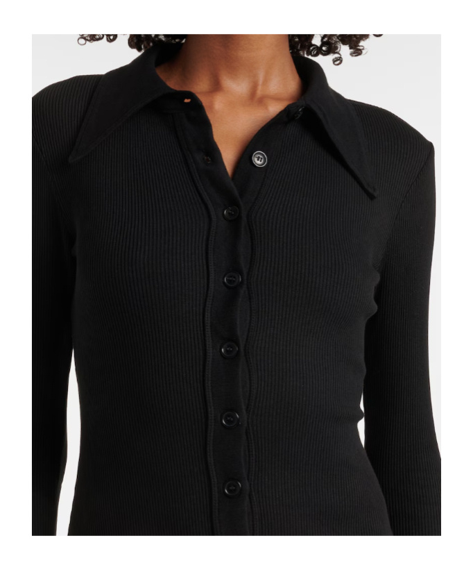 Citizen Of Humanity Gila Midi Dress In Black