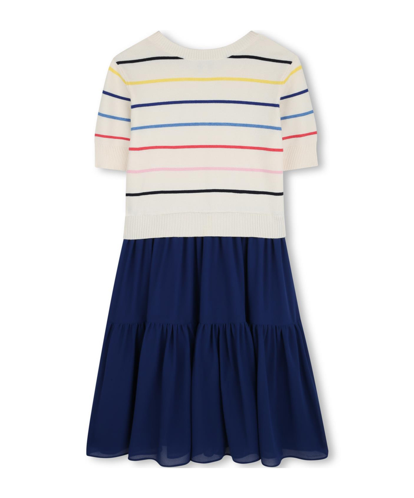 Sonia Rykiel Striped Dress In Blue