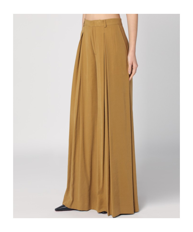 The Andamane Belt-loop Casual Pants In Brown