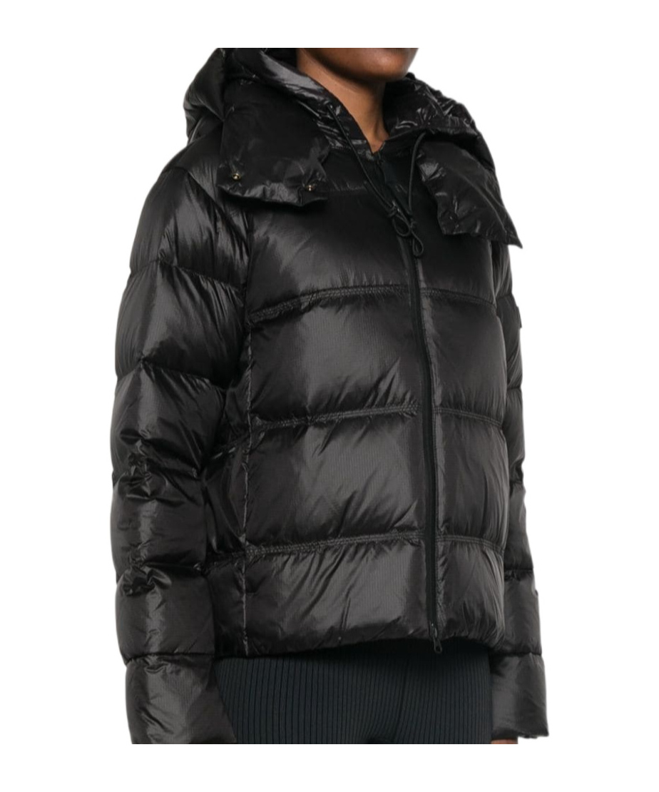 Peuterey Long-sleeved Down Jacket In Black