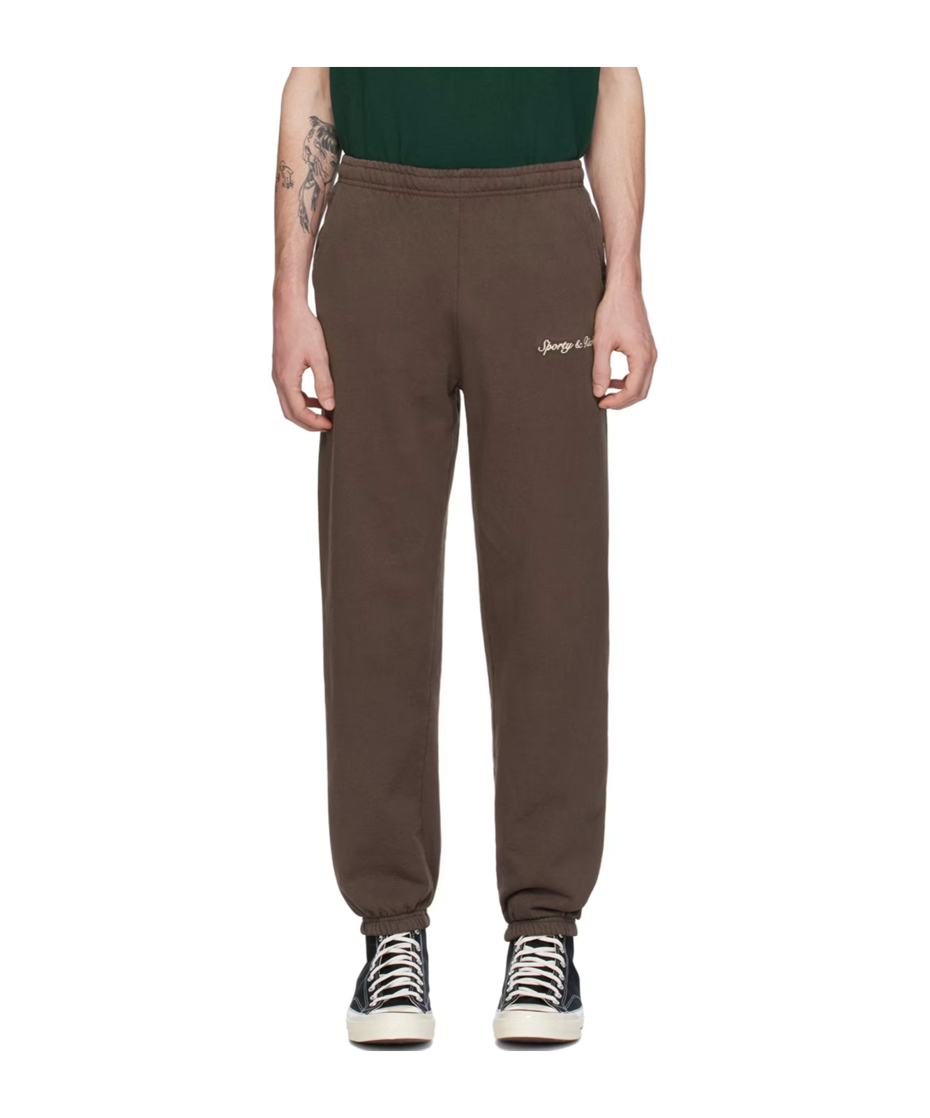 Sporty And Rich Syracuse Sweatpants In Brown