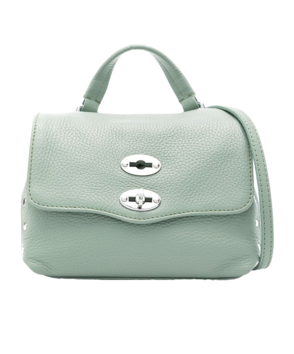 Shop Zanellato Flip Shoulder Bag In Gray