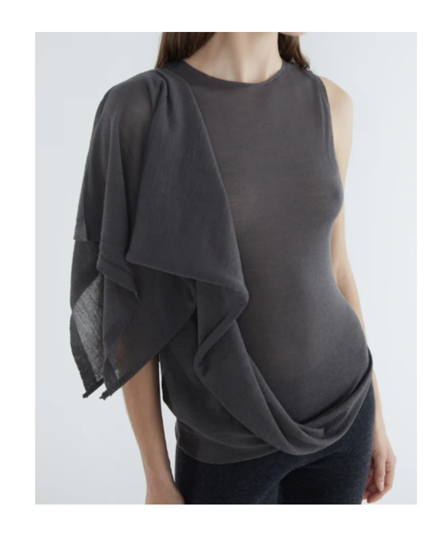 Paloma Wool Willy Layered Knitted Tank Top In Gray