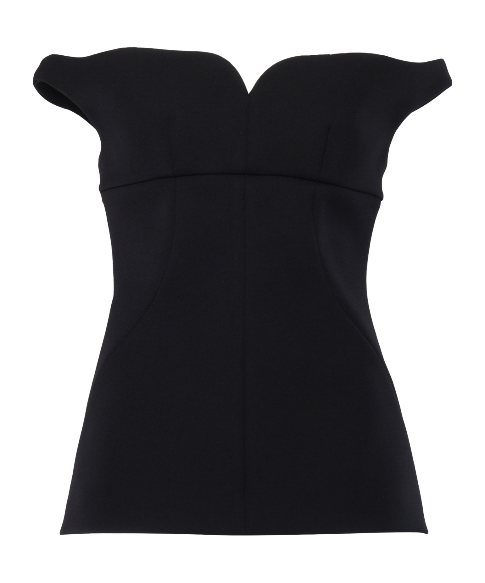 Philosophy Di Lorenzo Serafini Sweetheart Neck Blouse In Black