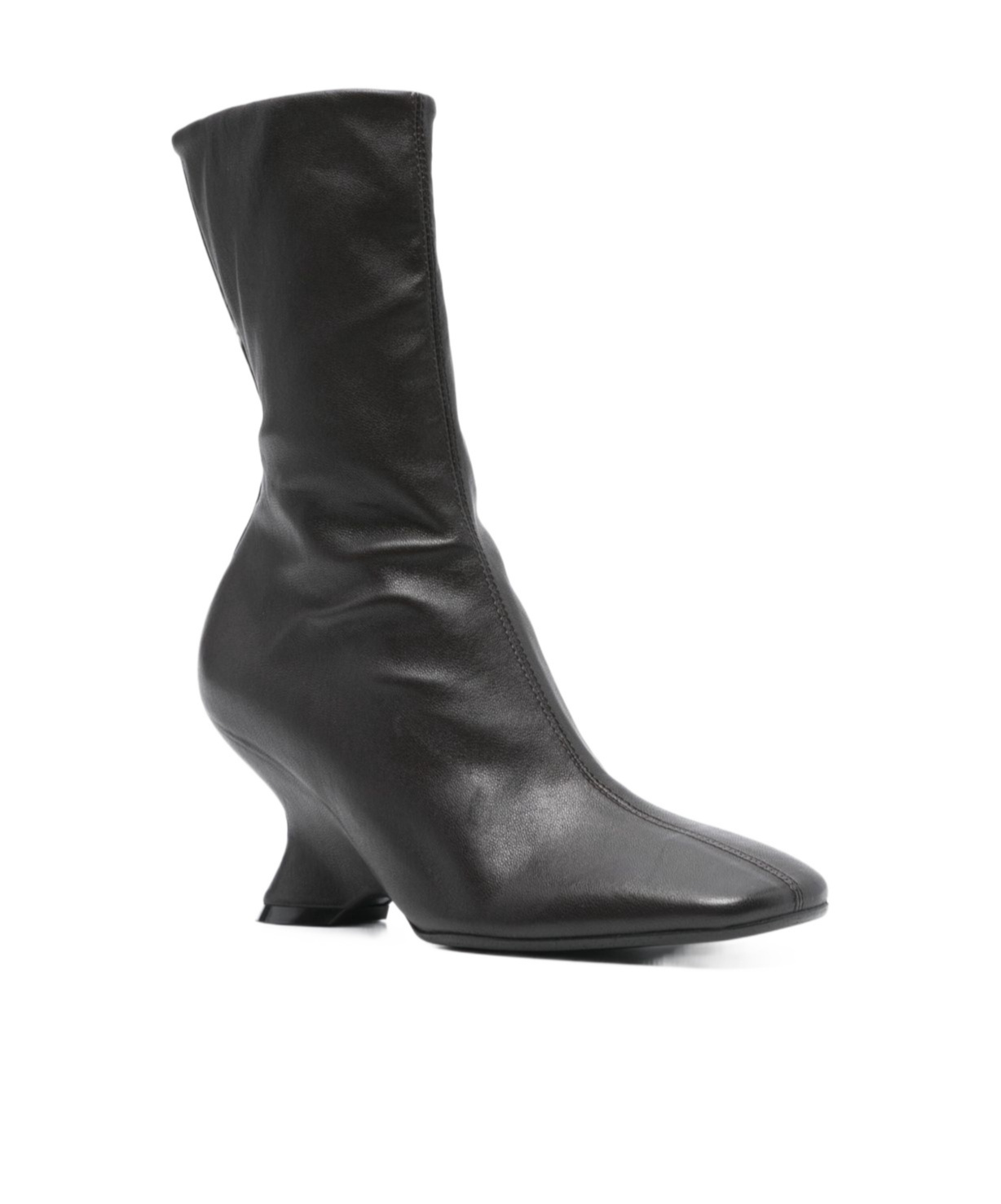 Dries Van Noten Wedge Heel Boots In Multi