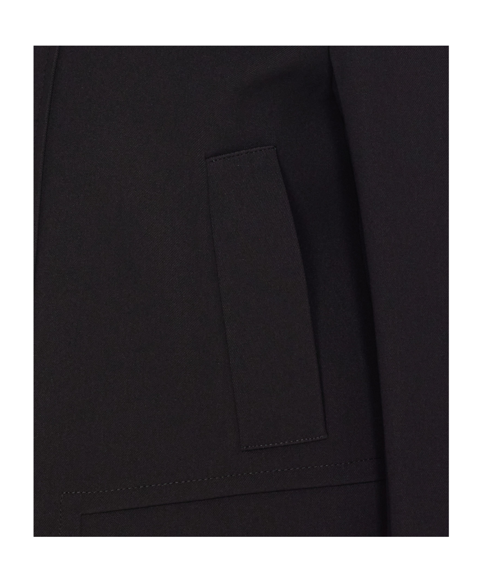 Patrizia Pepe Cropped  Zipped Jacket In Black