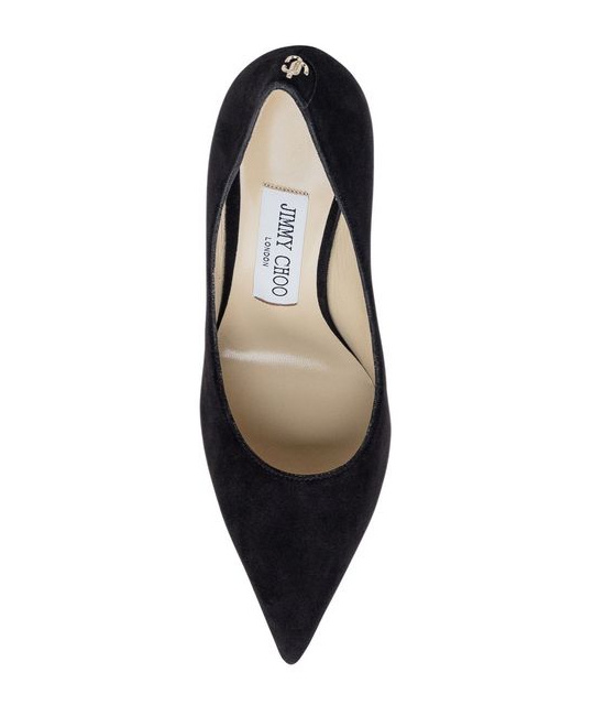 Jimmy Choo Love 85 Calf Leather Pumps In Black