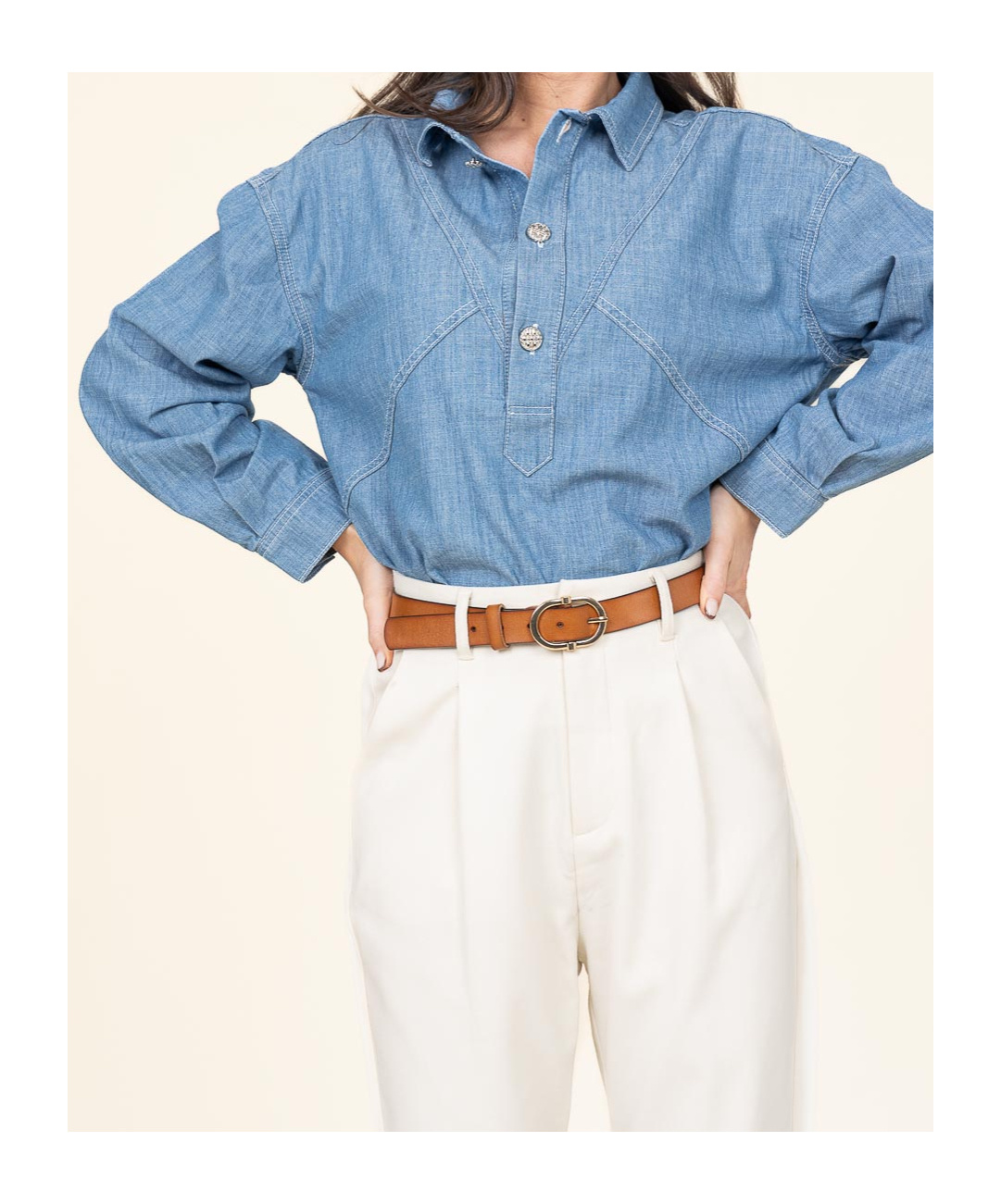 Bash Long Sleeve Shirt In Blue