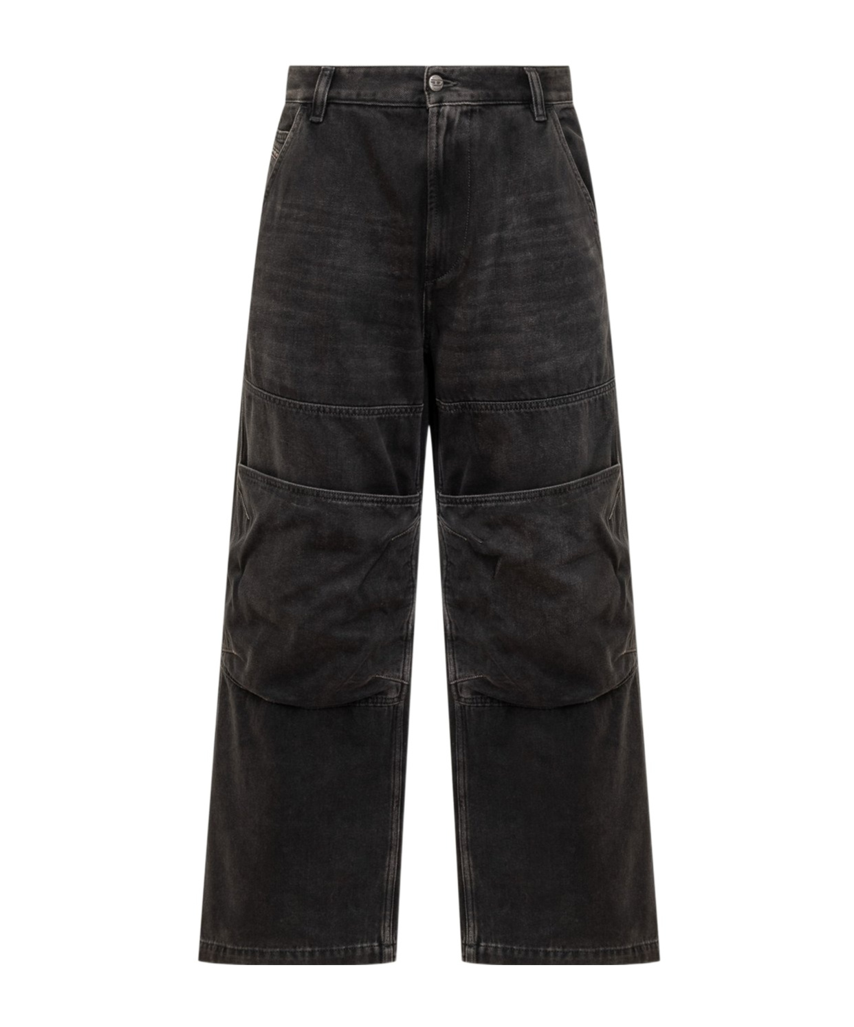 Diesel Black D-shift Jeans In Black