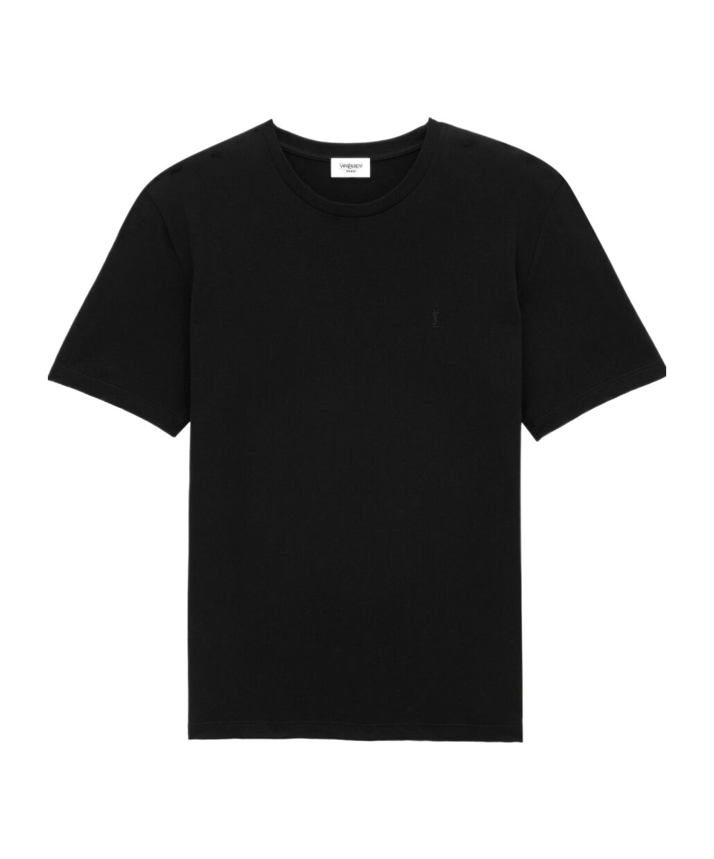 Shop Saint Laurent Cassandre T-shirt In Black