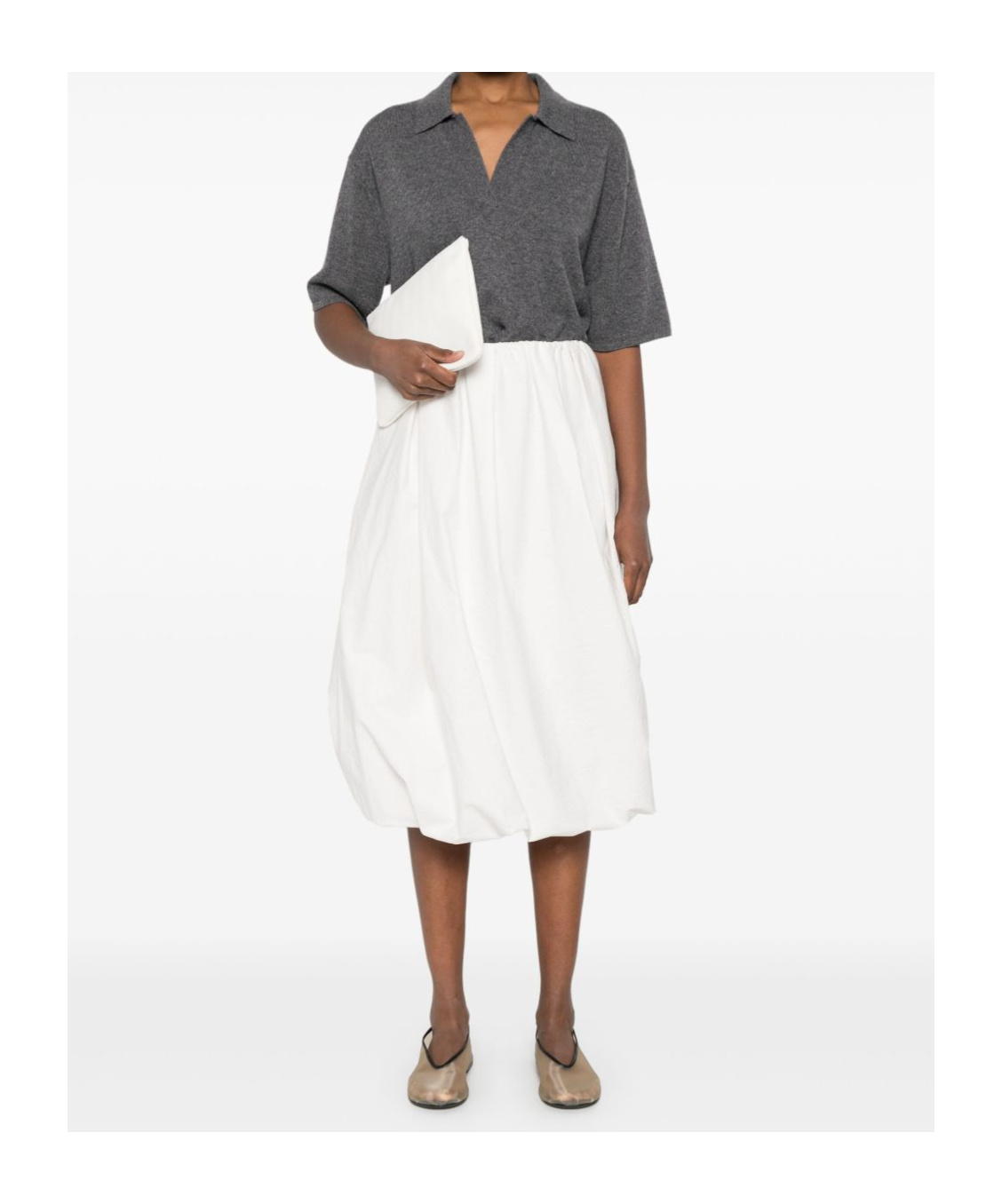 Brunello Cucinelli Pleated Skirts In White