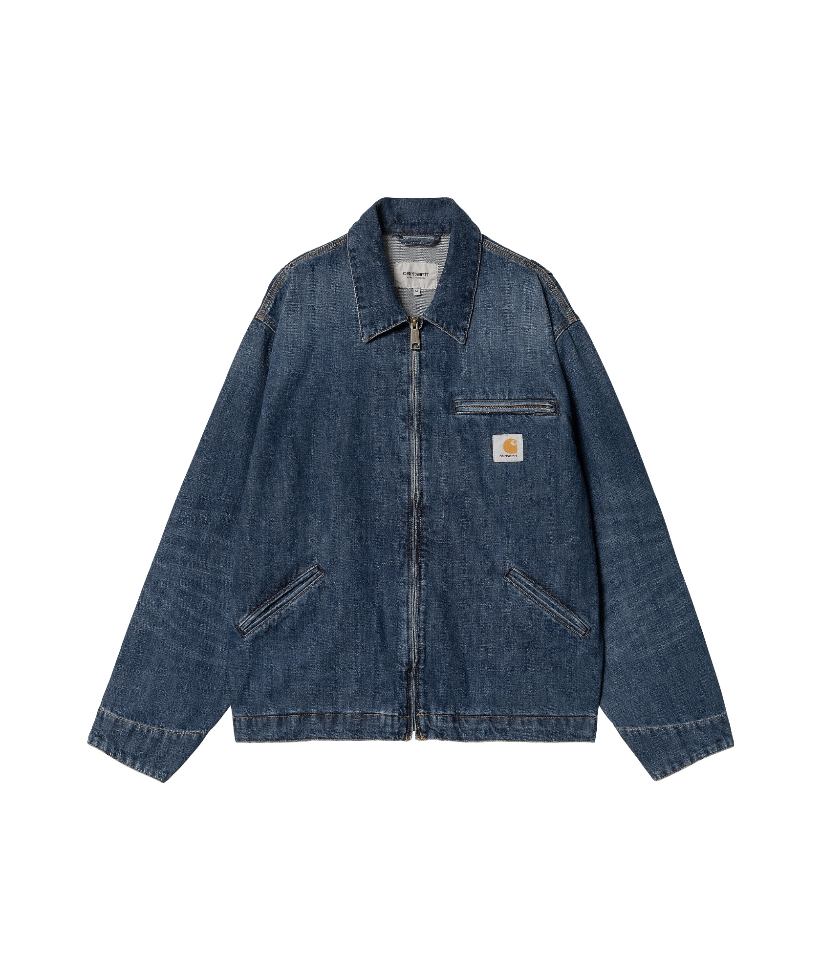 Carhartt Og Detroit Puffer Jackets Blue In Blue