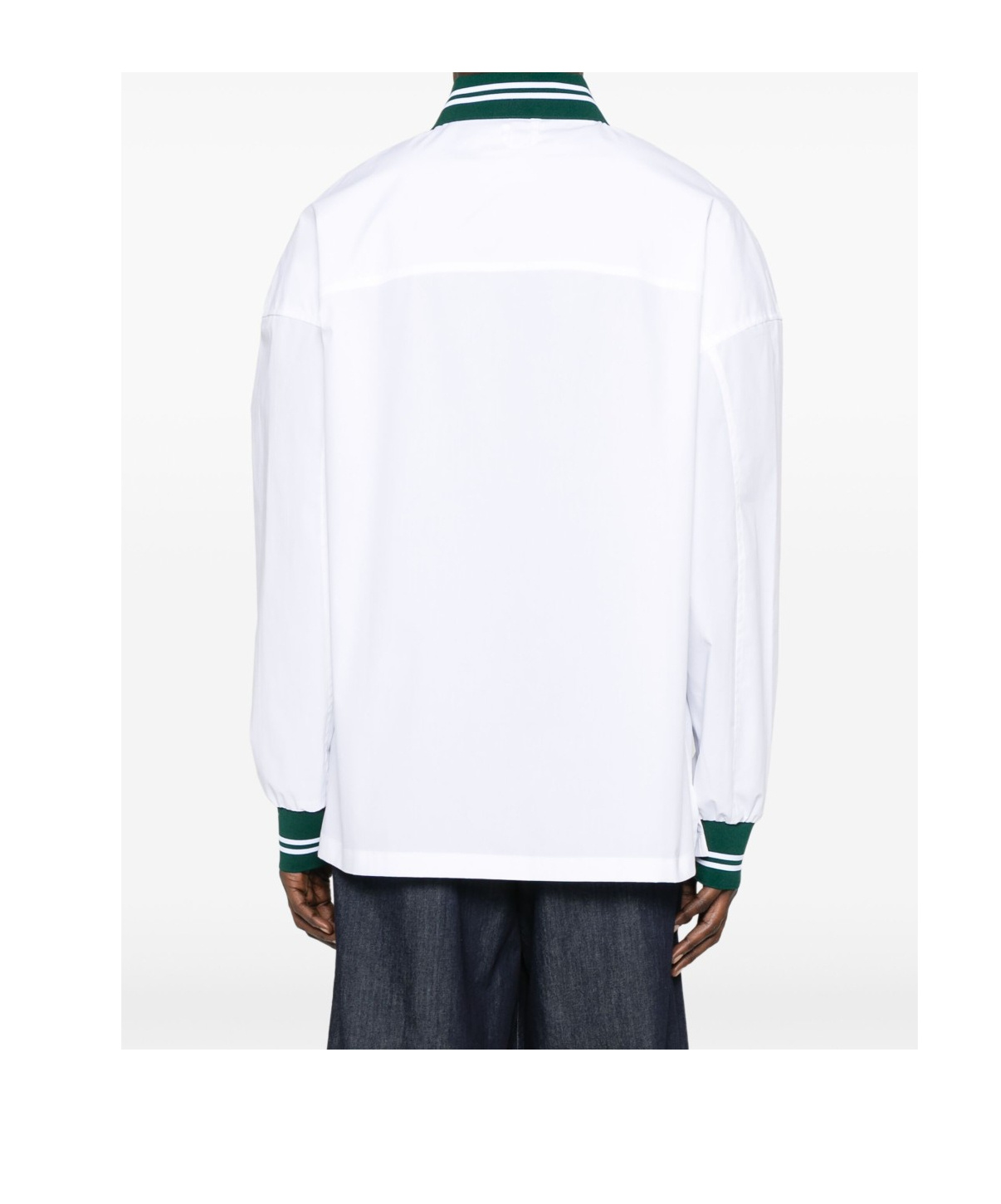 Jacquemus La Chemise Baseball White Shirt With Embroidered Logo On The Front In Cotton Man In White