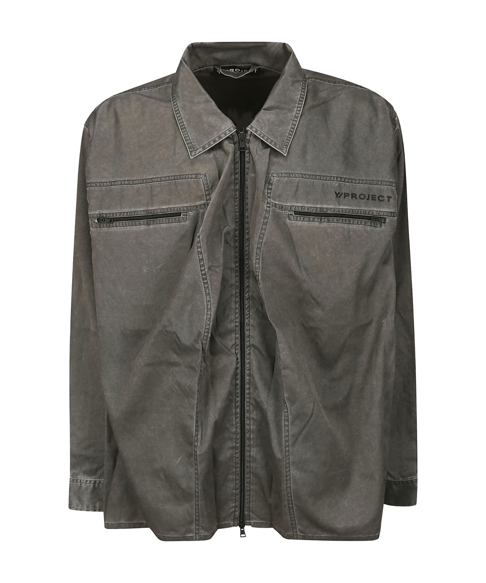 Y/project Pop-up Overshirt In Black
