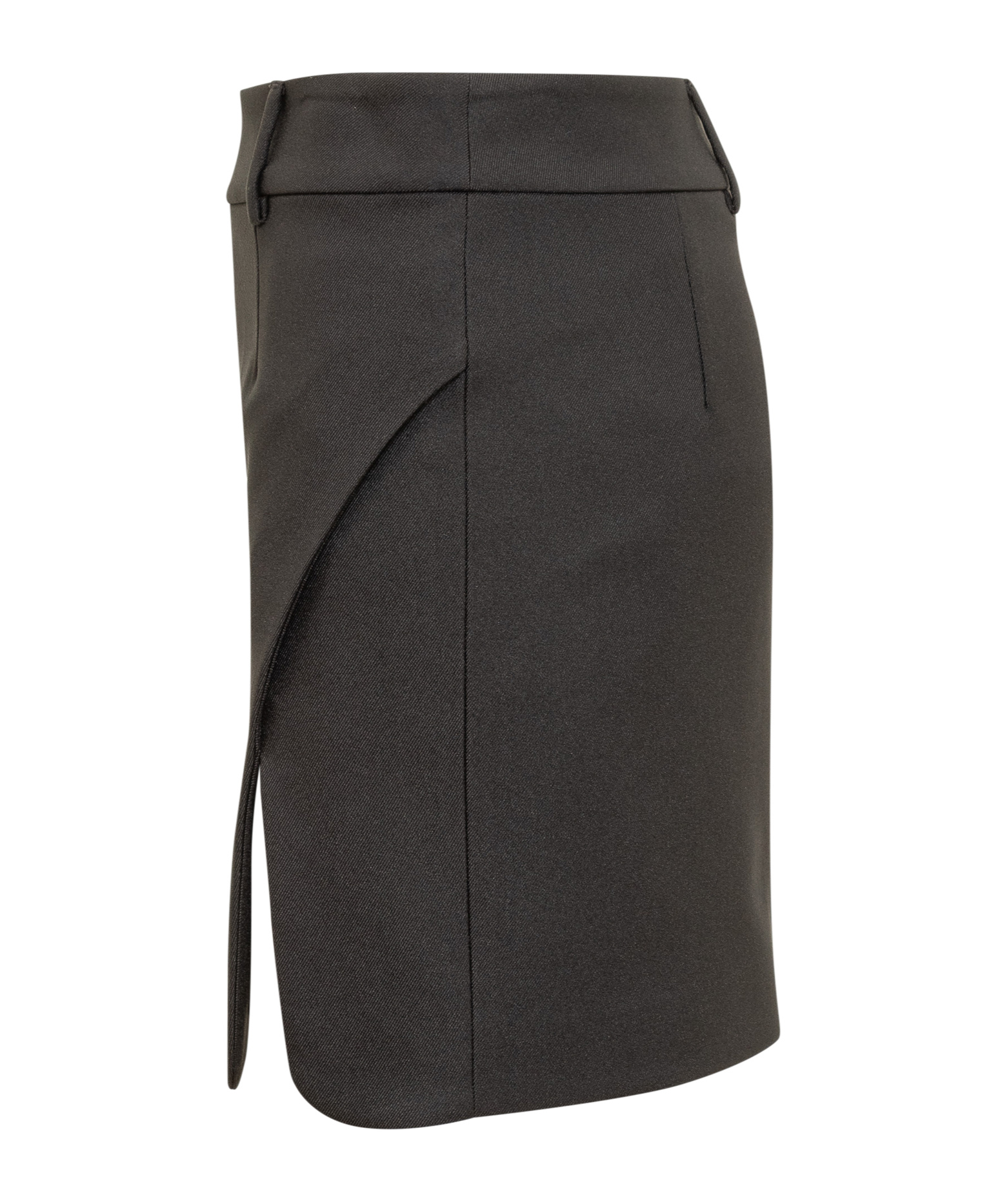 Off-white Tech Drill Tailored Miniskirt In Black