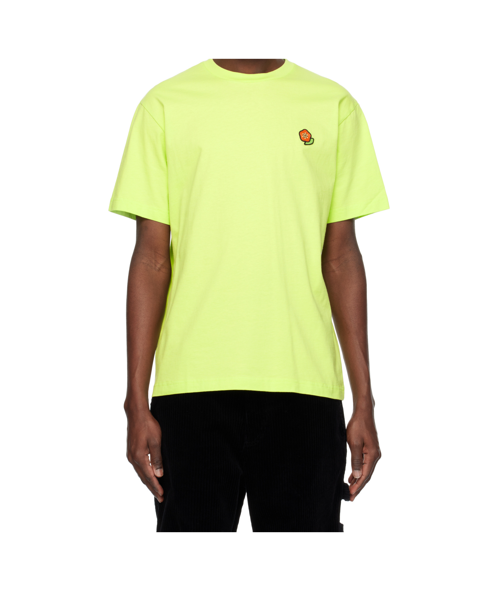 Kenzo Short-sleeved T-shirt In Yellow