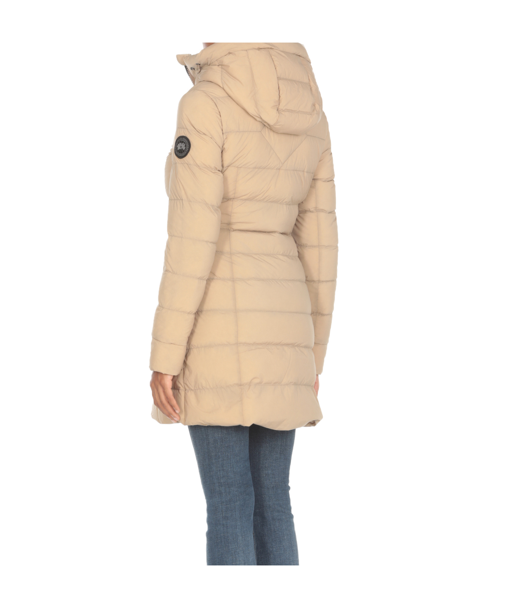 Shop Canada Goose Claire Padded Coat In Nude