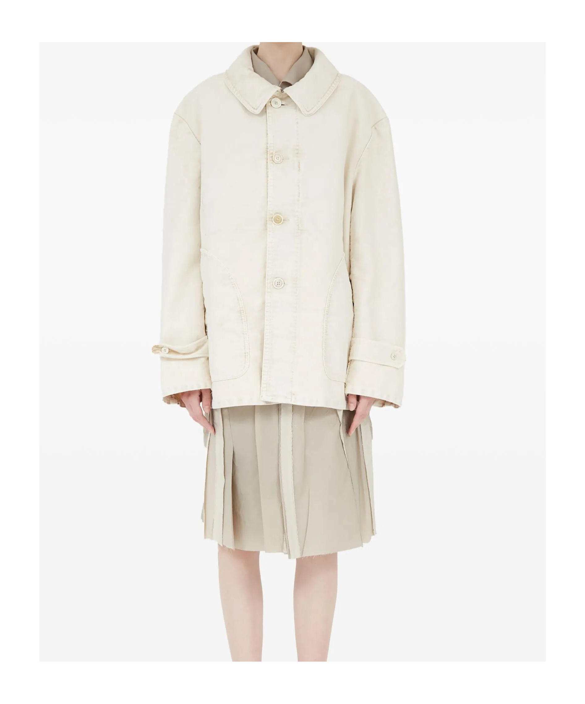 Maison Margiela Denim Jacket In White