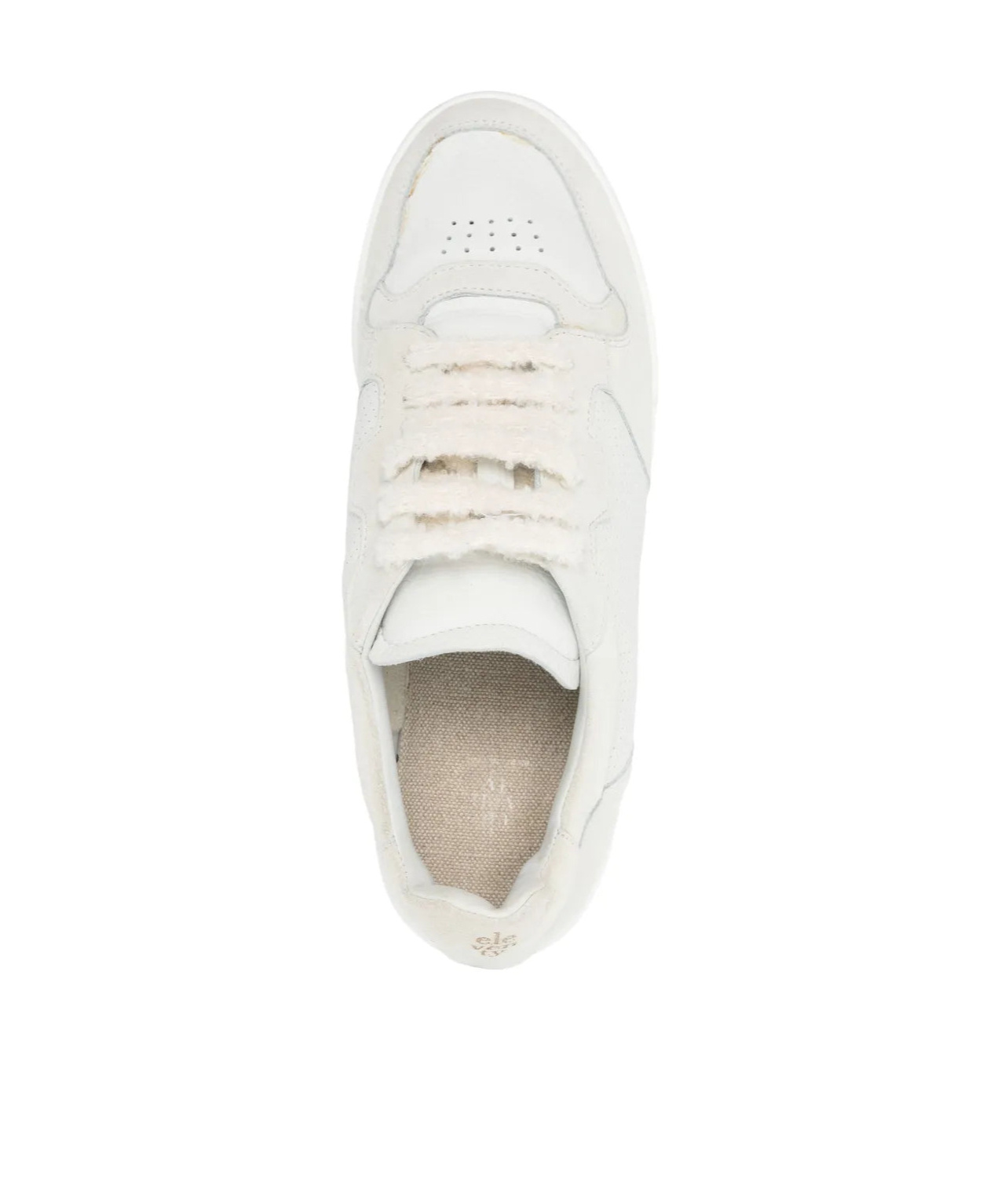 Eleventy Round Toe Low-top Sneakers In White