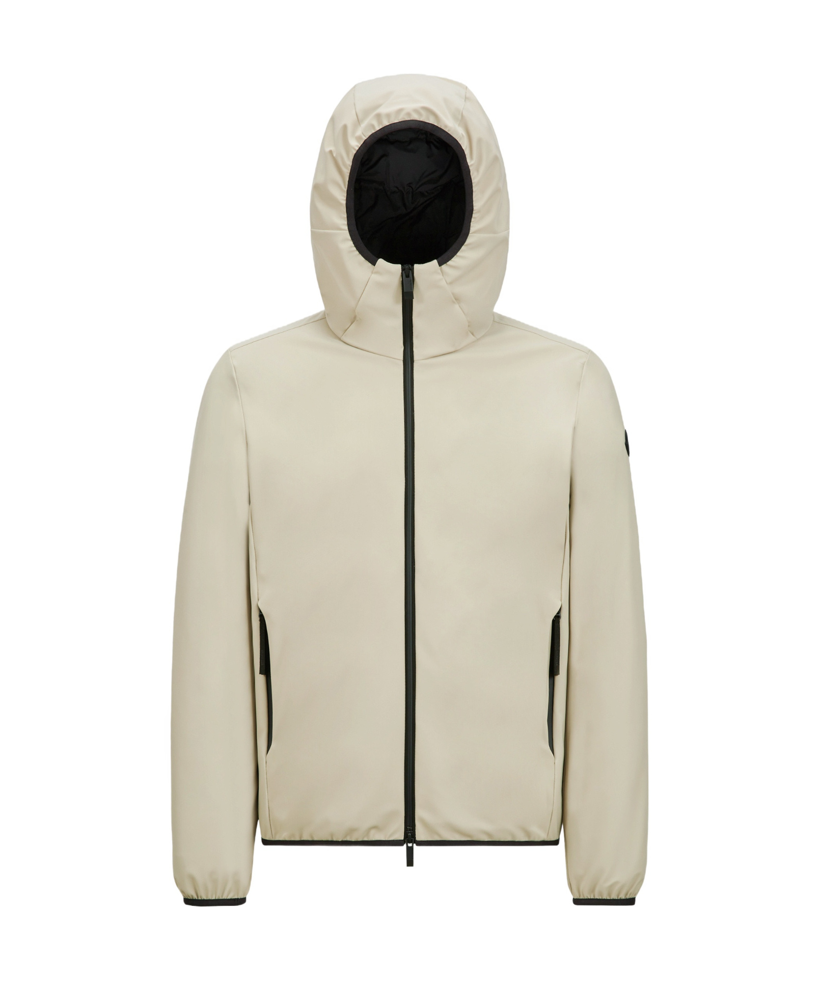 Moncler Doudoune Courte Chalves À Capuche In Nude