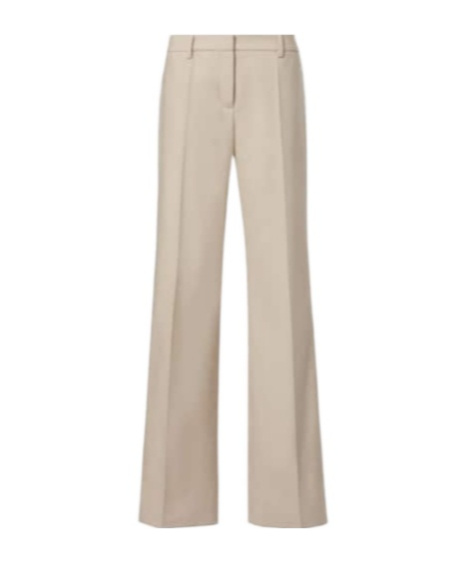 Magda Butrym Wool Flared Pants In Neutral