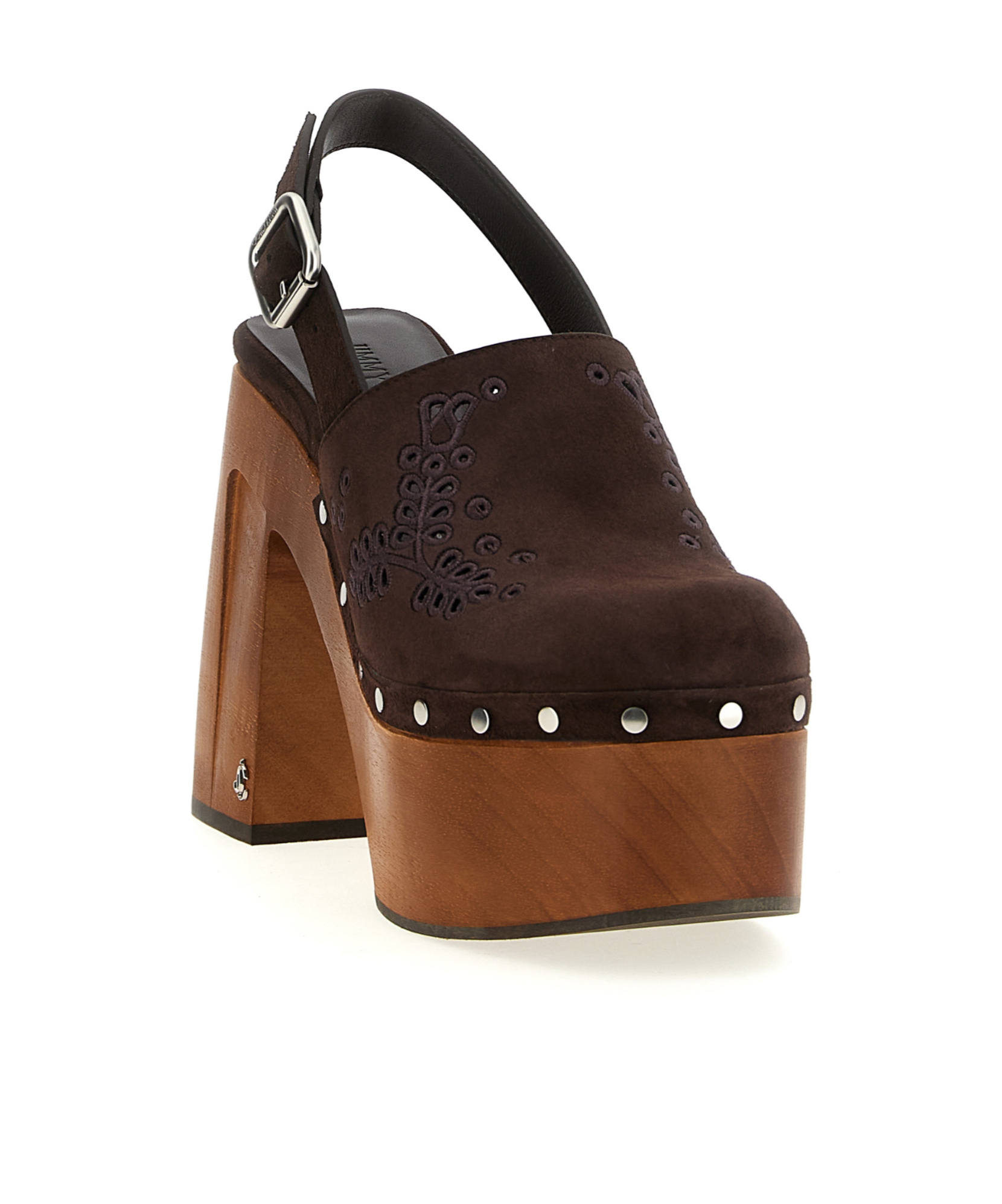 Jimmy Choo 135mm Alida Sangallo-embroidered Platform Pumps In Brown