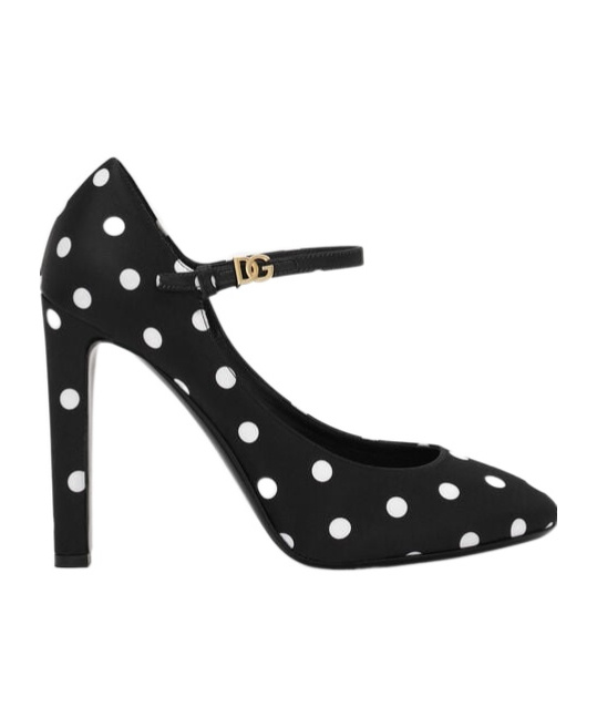 Dolce & Gabbana Black Mary Jane Pumps In Black