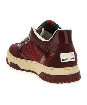 Shop Gucci ' Re-web' Sneakers In Red