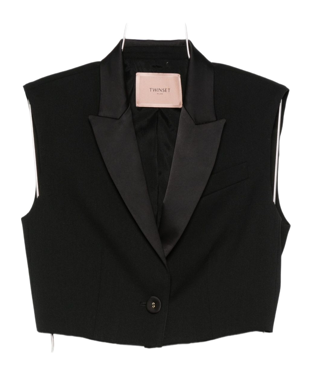 Twinset Single-button Jacket In Black