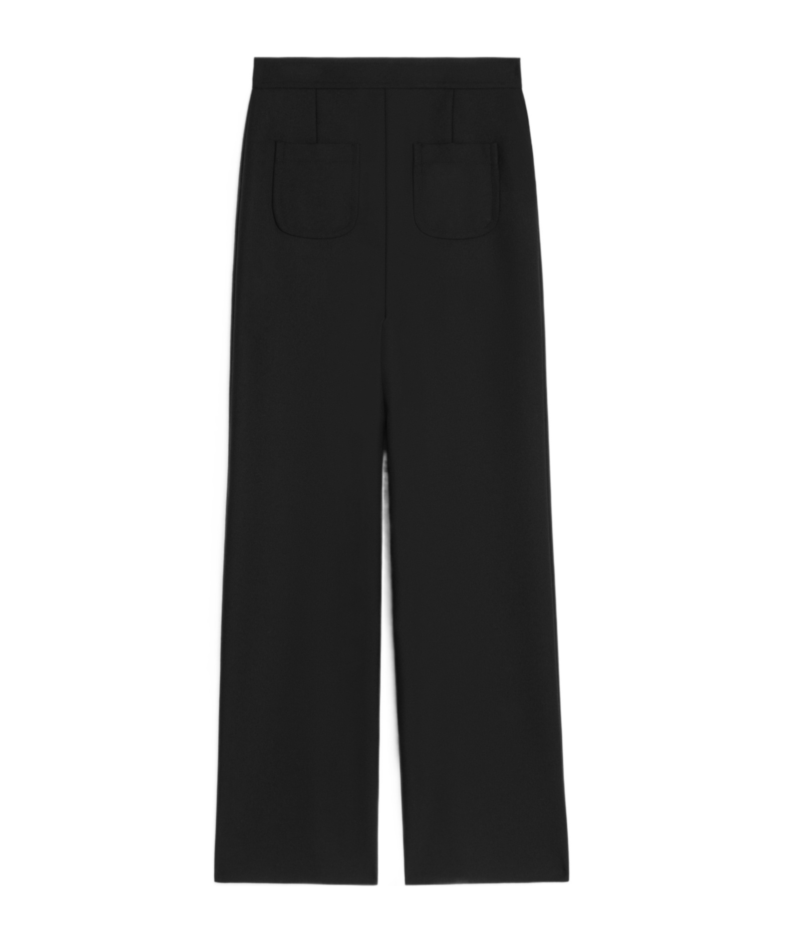 Celine High-waisted Casual Pants In Black