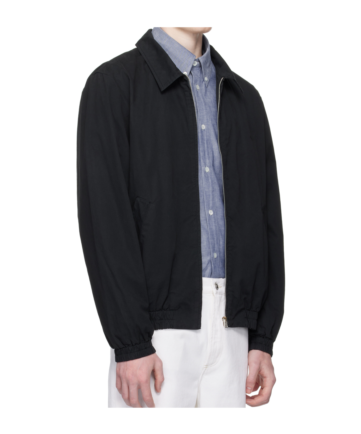 Apc Lapel Long-sleeved Casual Jacket In Black