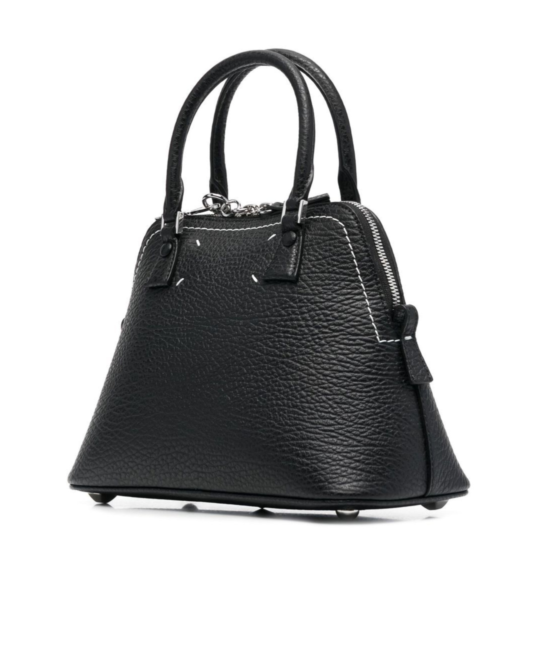 Maison Margiela 5ac Classique Micro Leather Handbag In Black