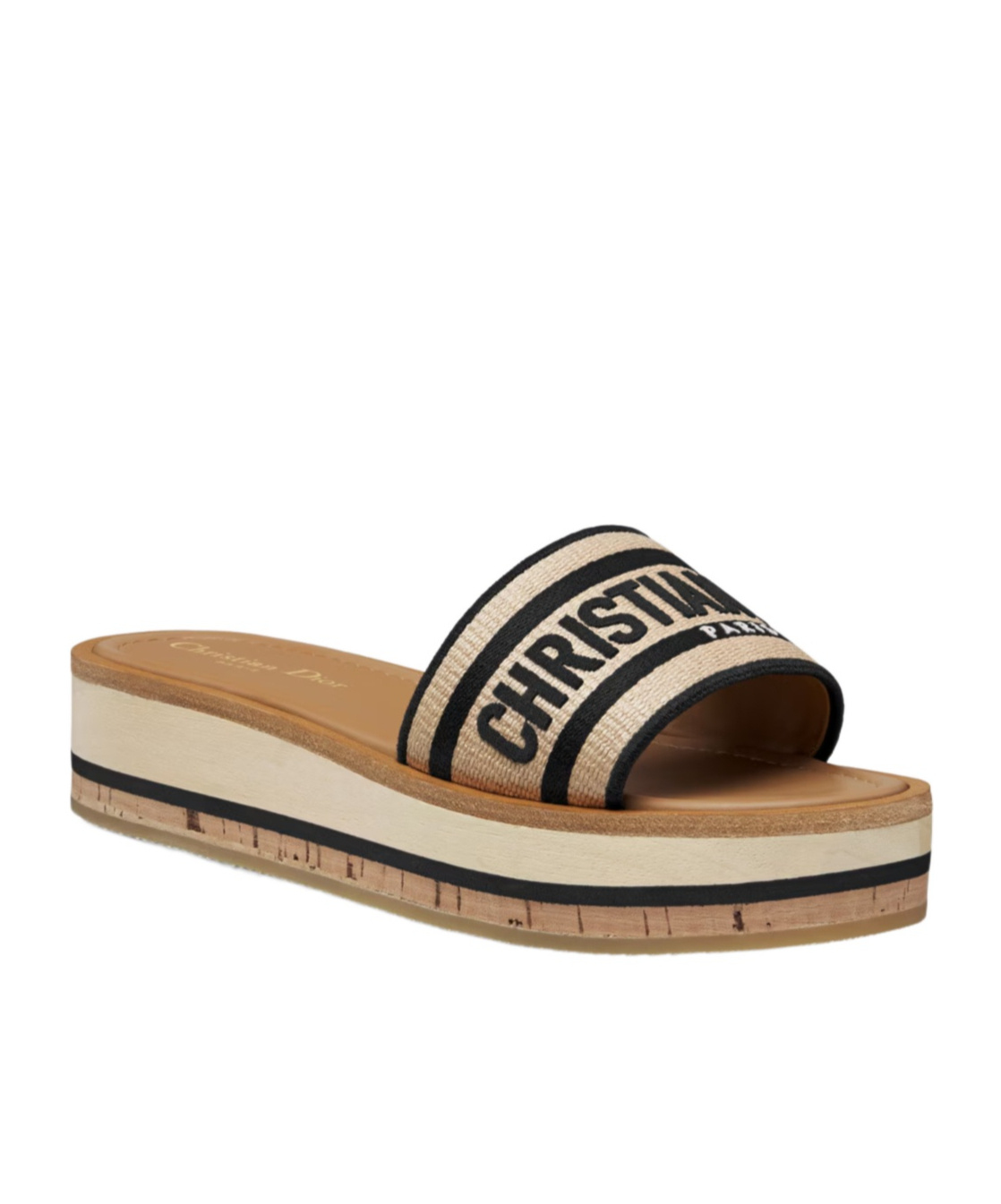 Dior Dway Platform Slide In Nude