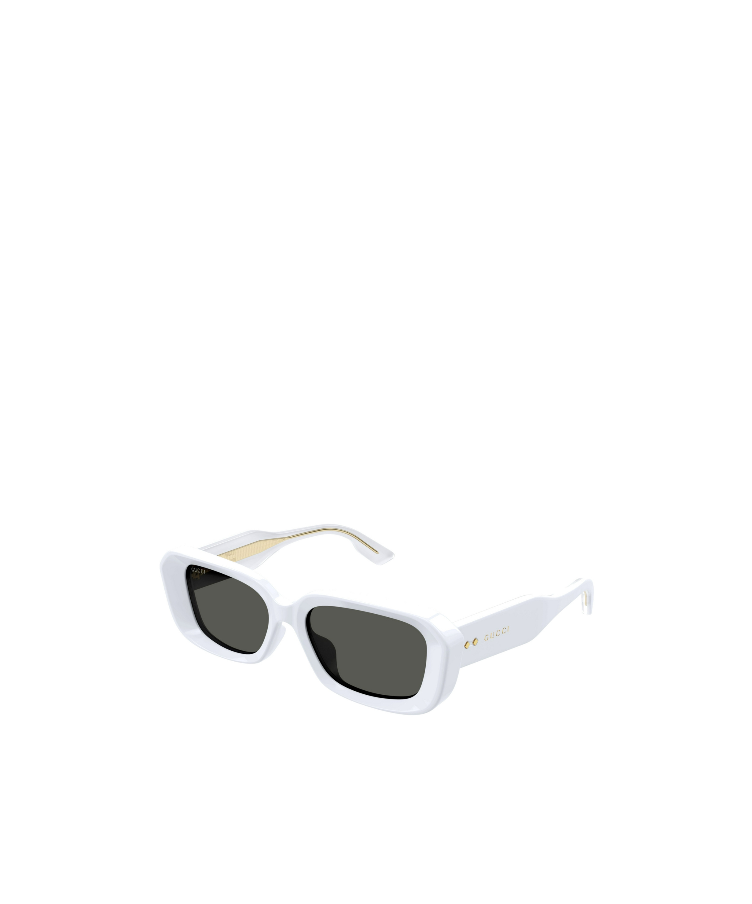 Gucci Womens Green Gg1529s Square-frame Acetate Sunglasses In Black