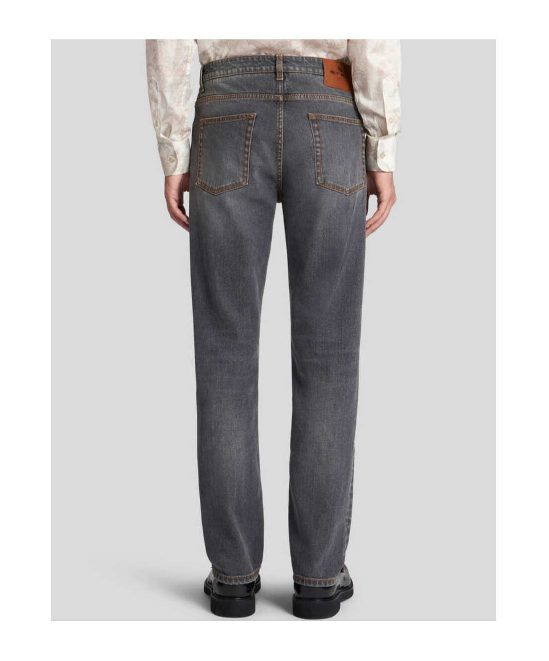 Etro Belt-loop Jeans In Black