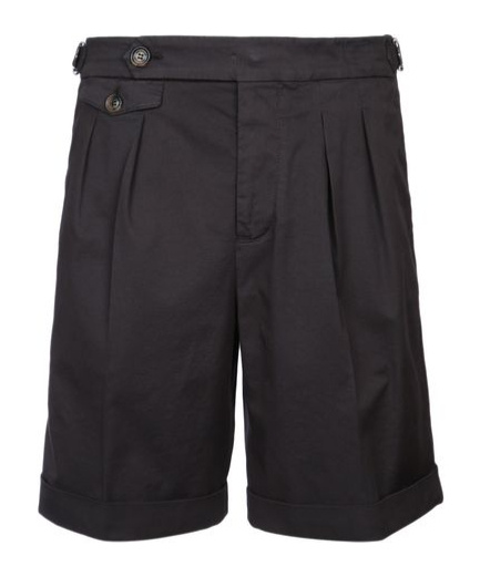 Brunello Cucinelli Men's Bermuda T.capo Shorts In Black