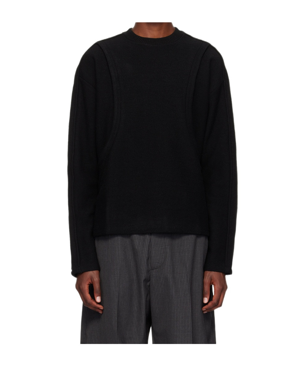 Andersson Bell Long-sleeved Sweater In Black