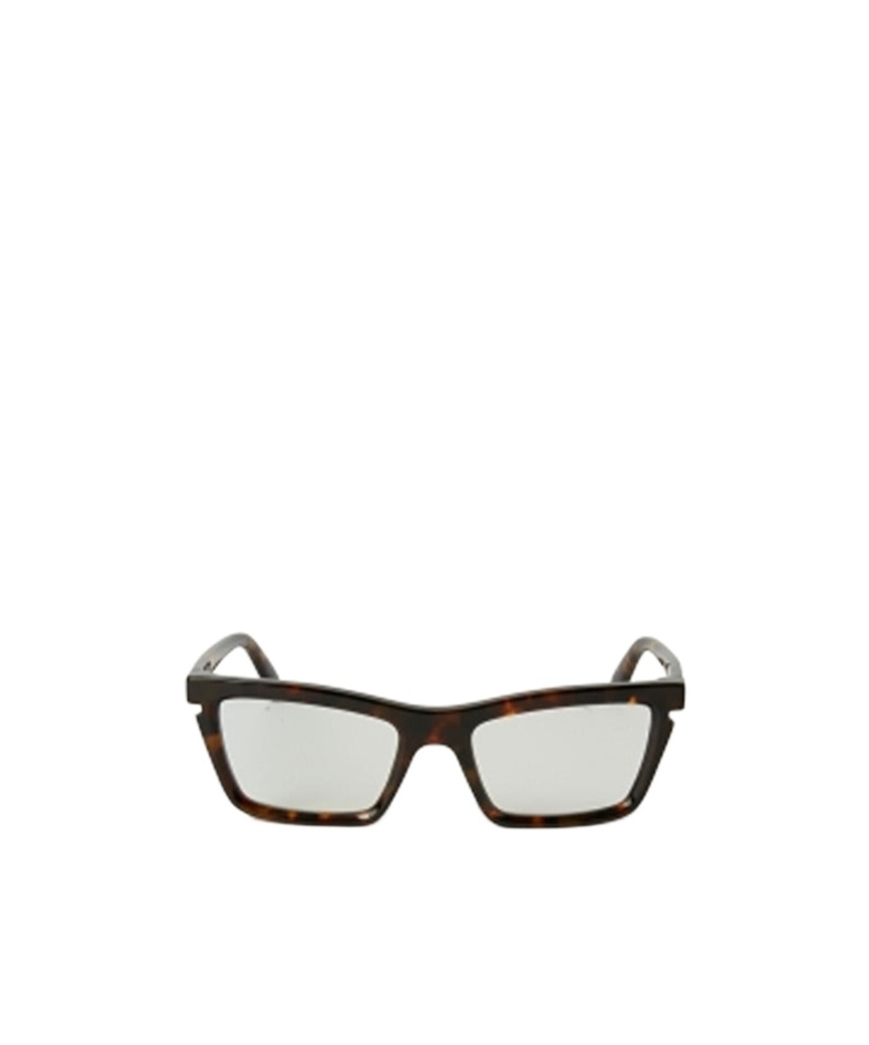Off-white Optical Style 50 Rectangular Frame Glasses In White