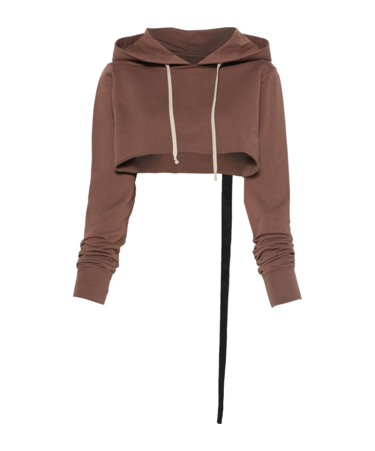 Rick Owens Drkshdw Long-sleeved Sweater In Brown