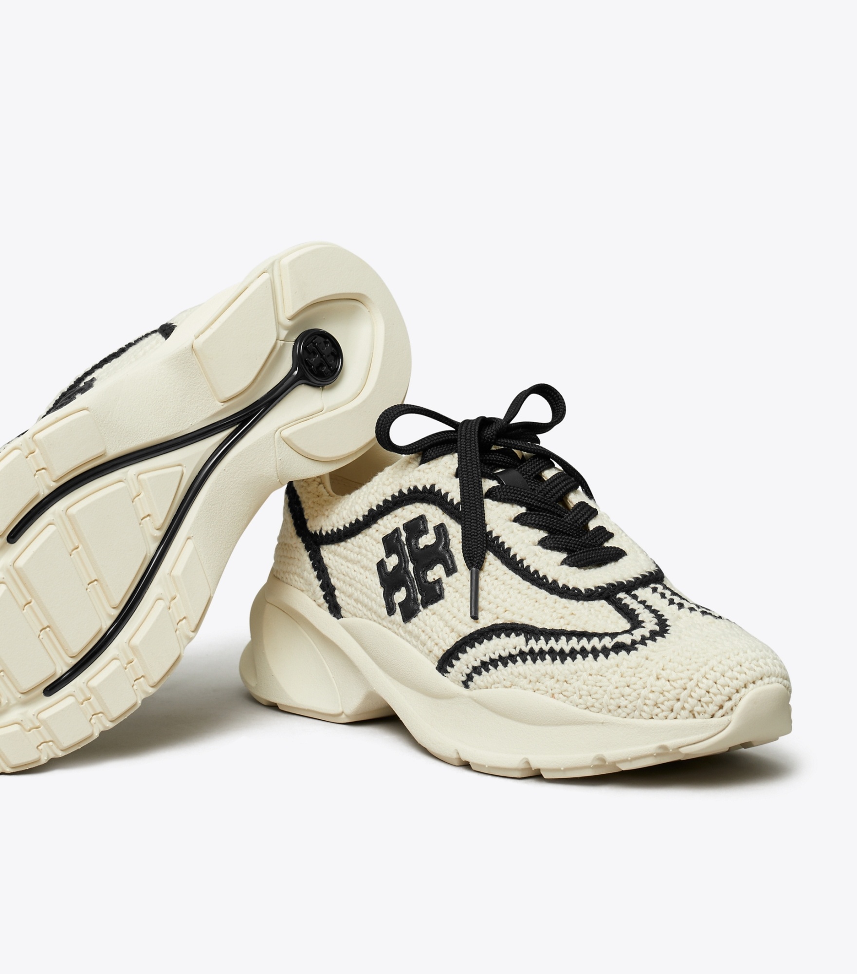 TORY BURCH TORY BURCH GOOD LUCK CROCHET TRAINERS