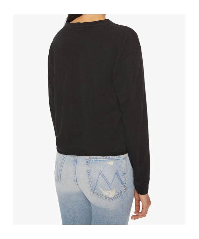 Shop Mother Long-sleeved T-shirt In Black