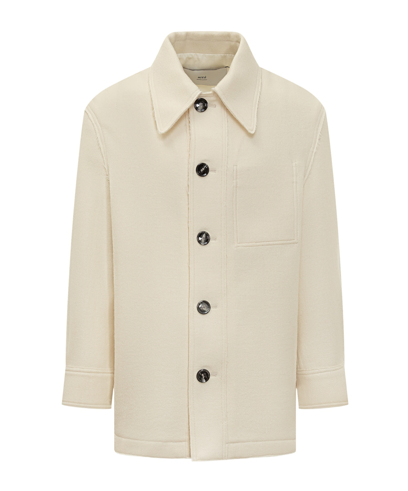Ami Alexandre Mattiussi Long Sleeve Jacket In Neutral