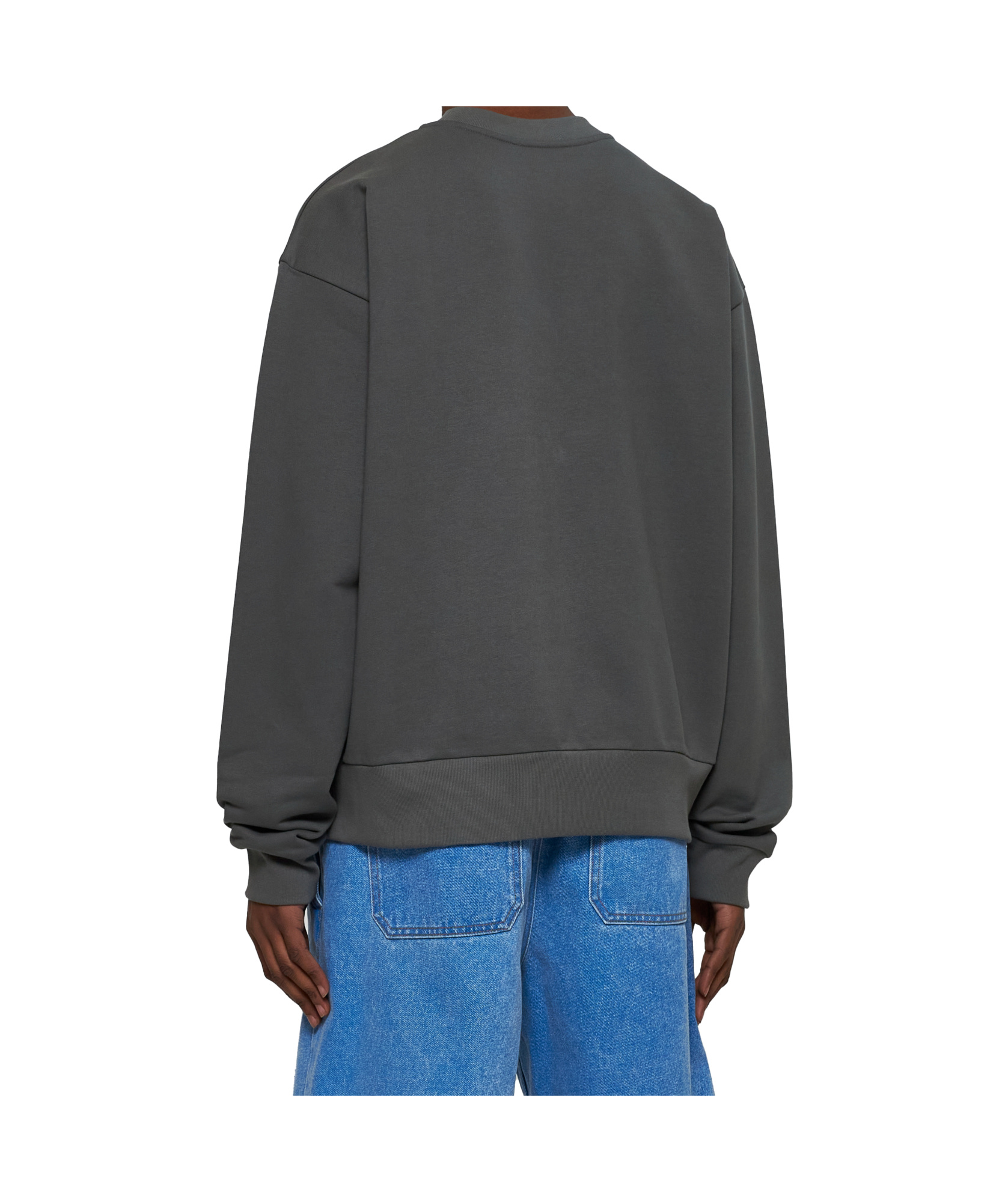 Marni Logo Printed Crewneck Sweatshirt In Black