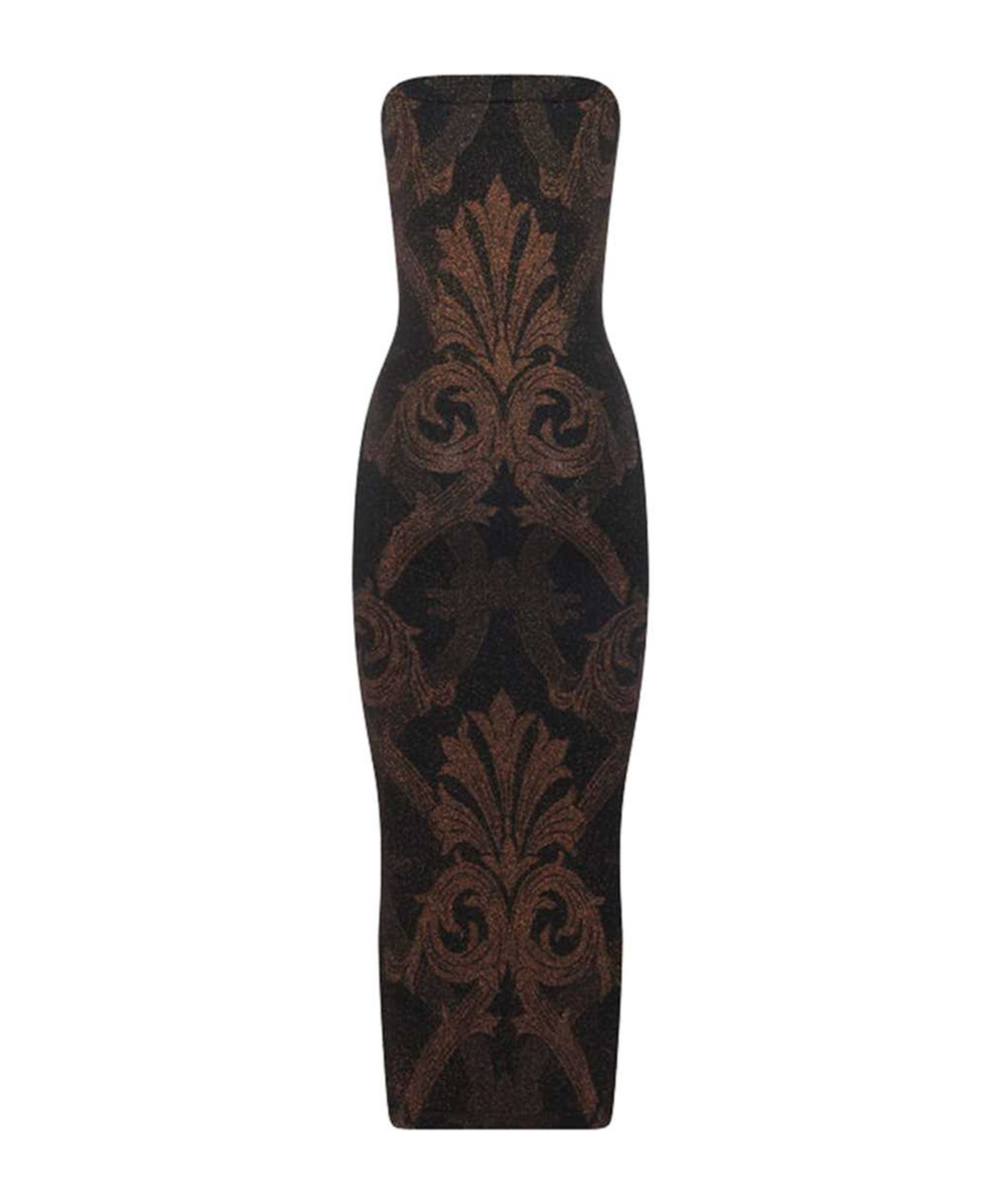 Etro X Wolford Jacquard Dress In Black