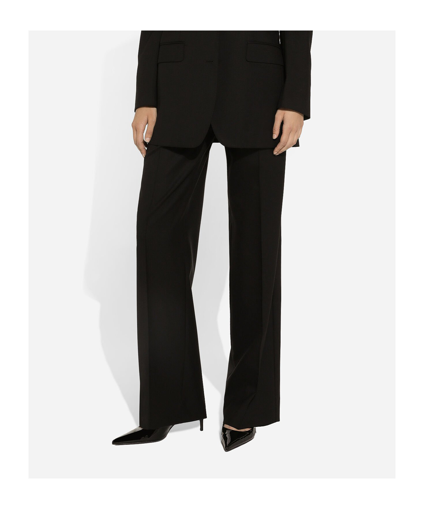 Dolce & Gabbana Casual Pants With Belt Loops In Black