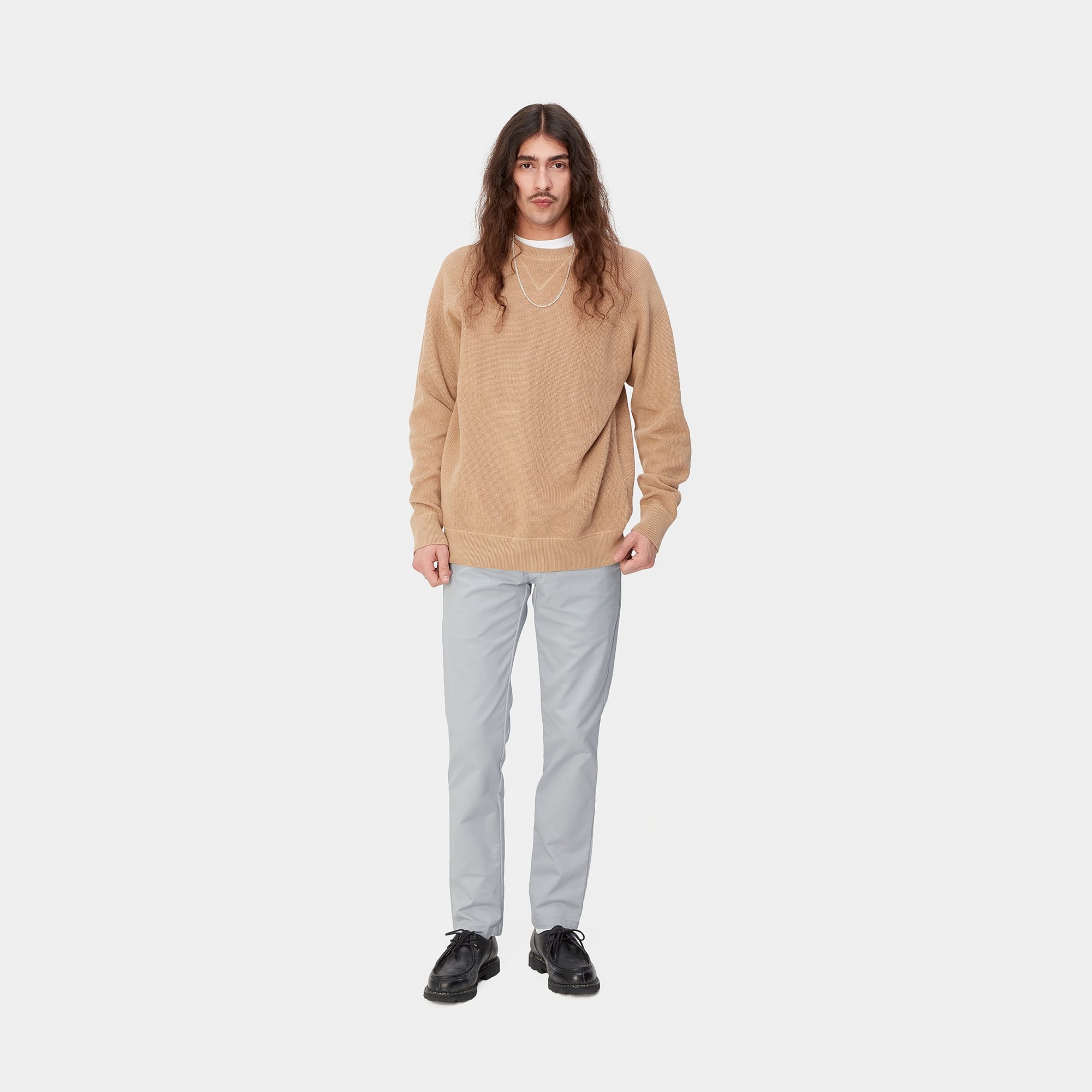 Carhartt Belt-loop Casual Pants In White