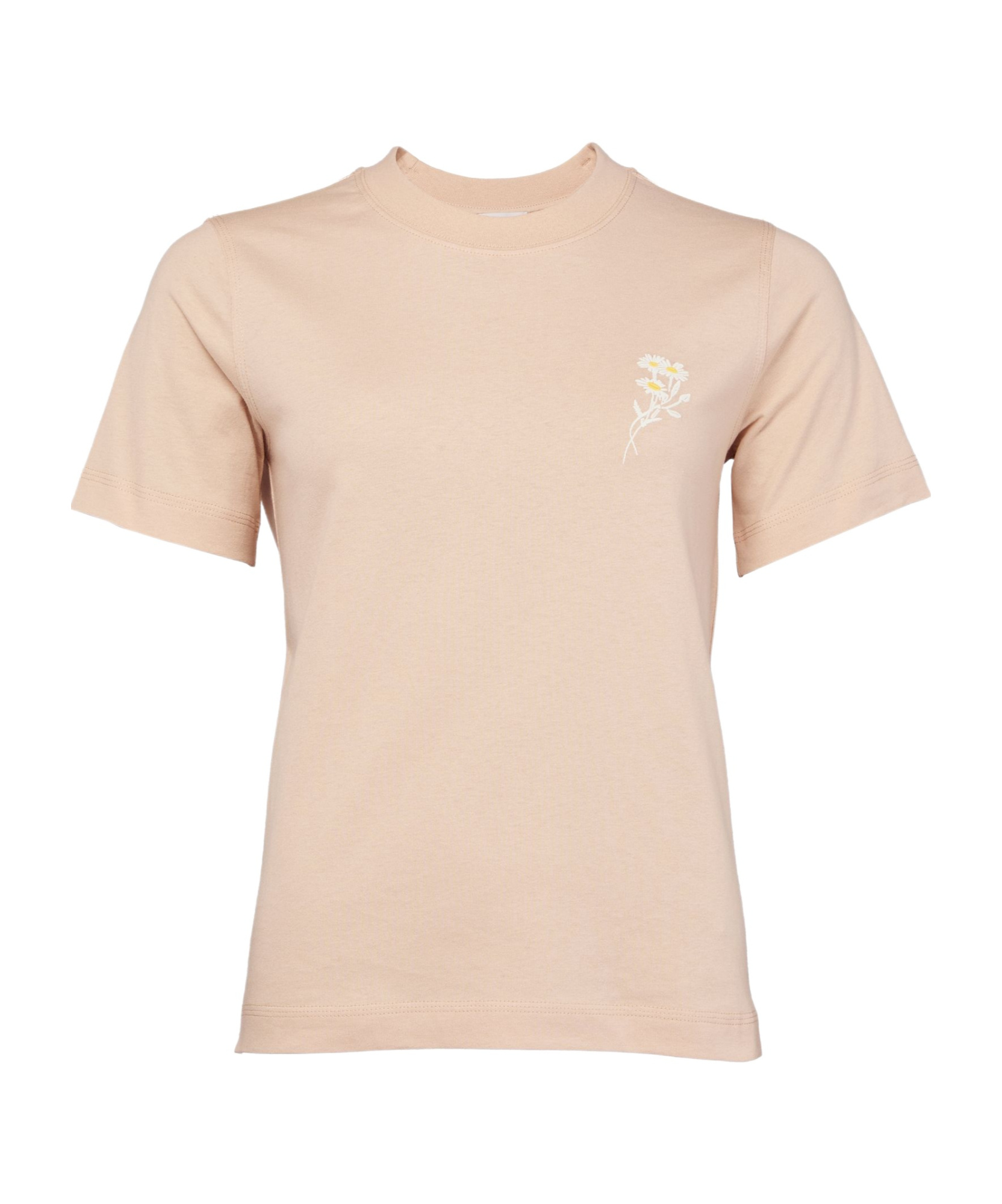 Tシャツ・カットソー BURBERRY Peach Cotton T-Shirt Burberry Women's Peach Cotton T-shirt In Orange | ModeSens