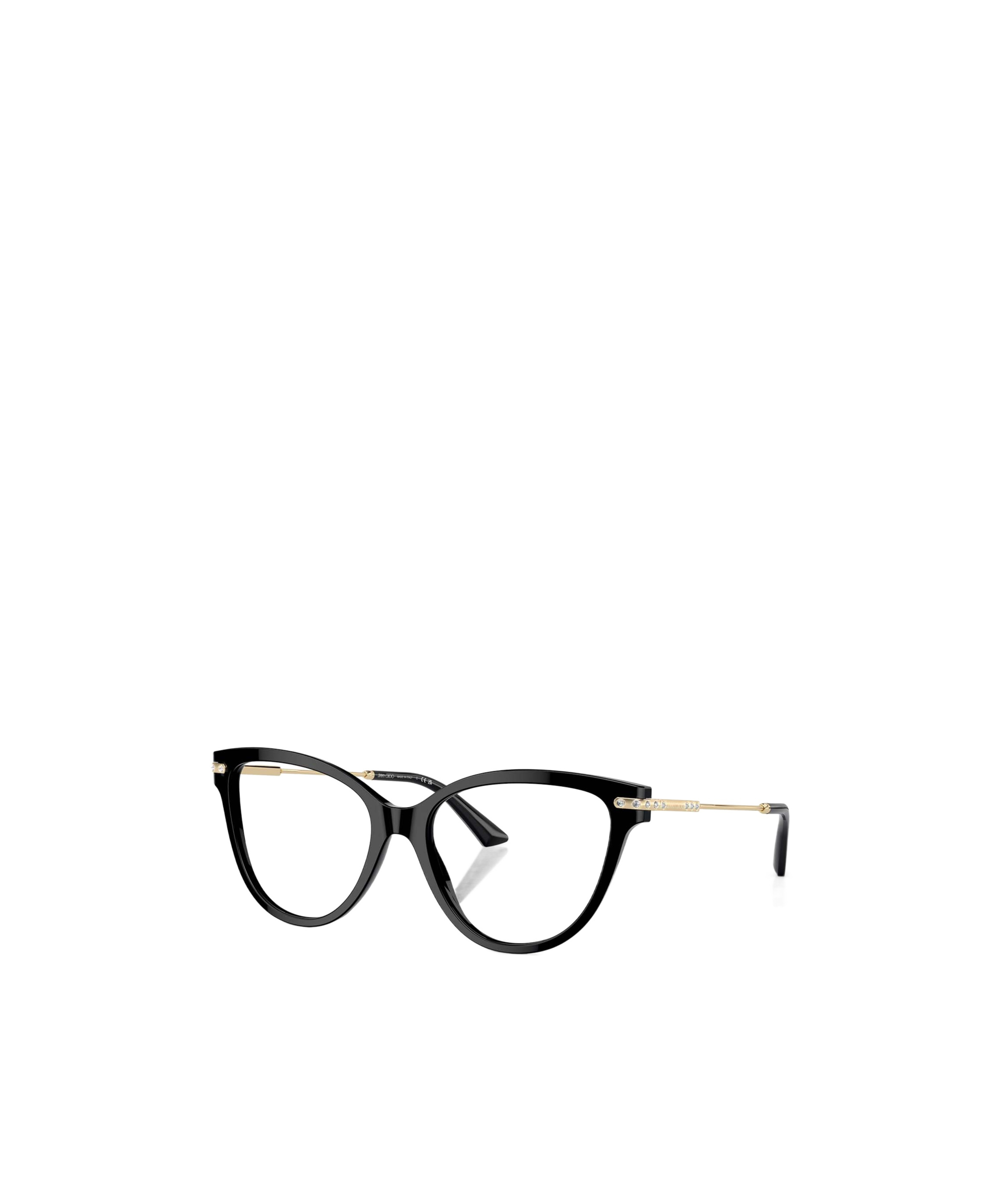 Jimmy Choo Eyewear Cat-eye Frame Glasses In Black