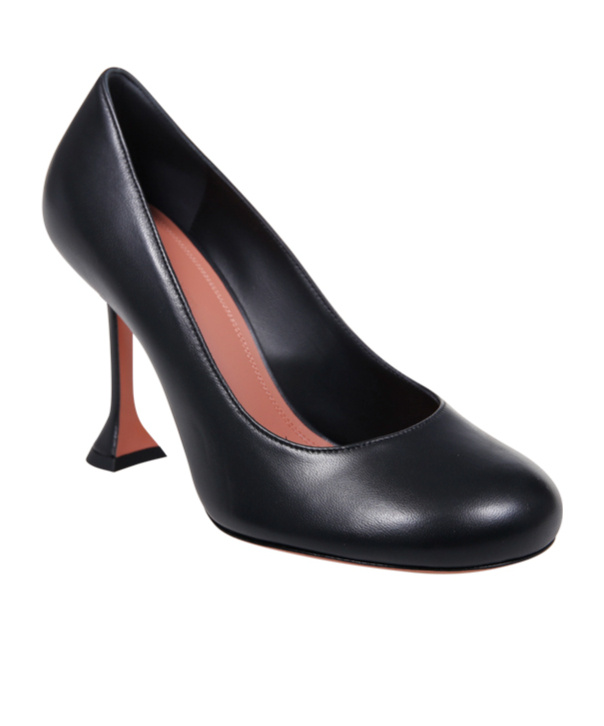 Amina Muaddi Women Iris Pump 95 Nappa Black 95 Mm Mini In Black